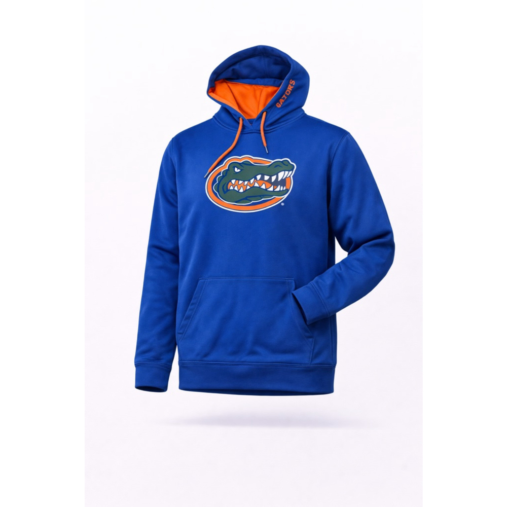 Colosseum Men’s Florida Gators Hoodie Blue/Orange Sweatshirt NCAA Football Sz M - Picture 1 of 7